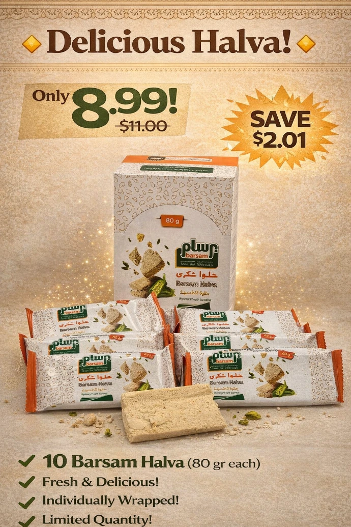 Halva 80g flash deal Toronto Persian grocery warehouse