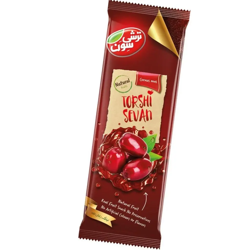 ترشی سون - لواشک زغال اخته فامیلا 90  گرمی