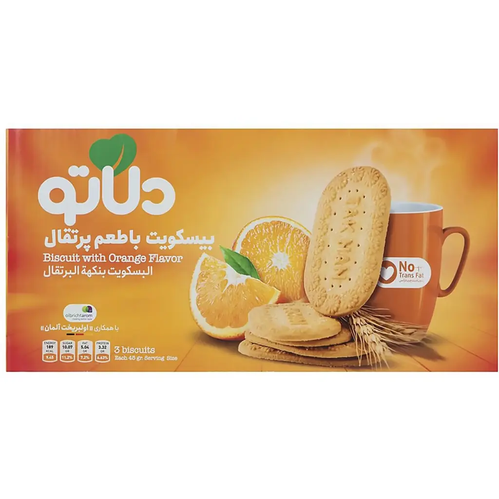 VITANA - DELATO Orange Biscuit (900 gr - 6 in Box) 