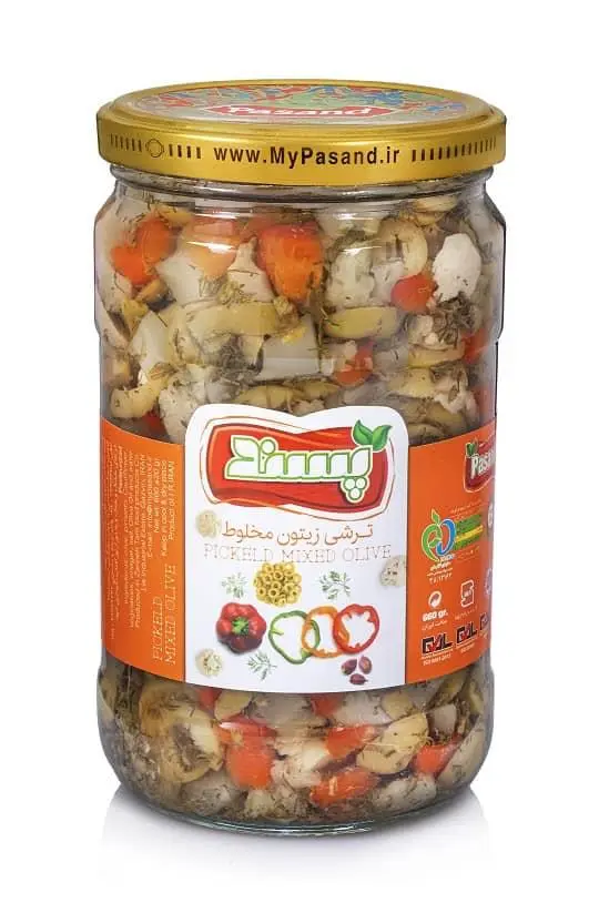 PASAND - Mixed Olive Pickles (660 gr - 12 in Box) 