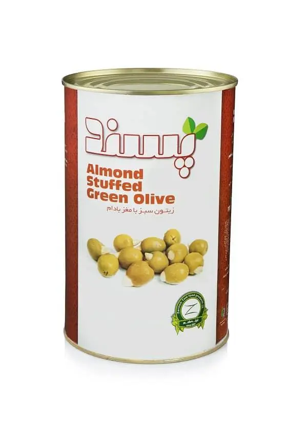 PASAND - Olive Almond Stuffed Can (4500 gr - 3 in Box) 