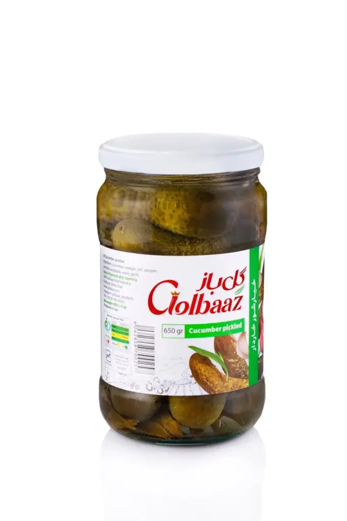 گلباز- خیارشور خاردار(6 شیشه در کارتن)