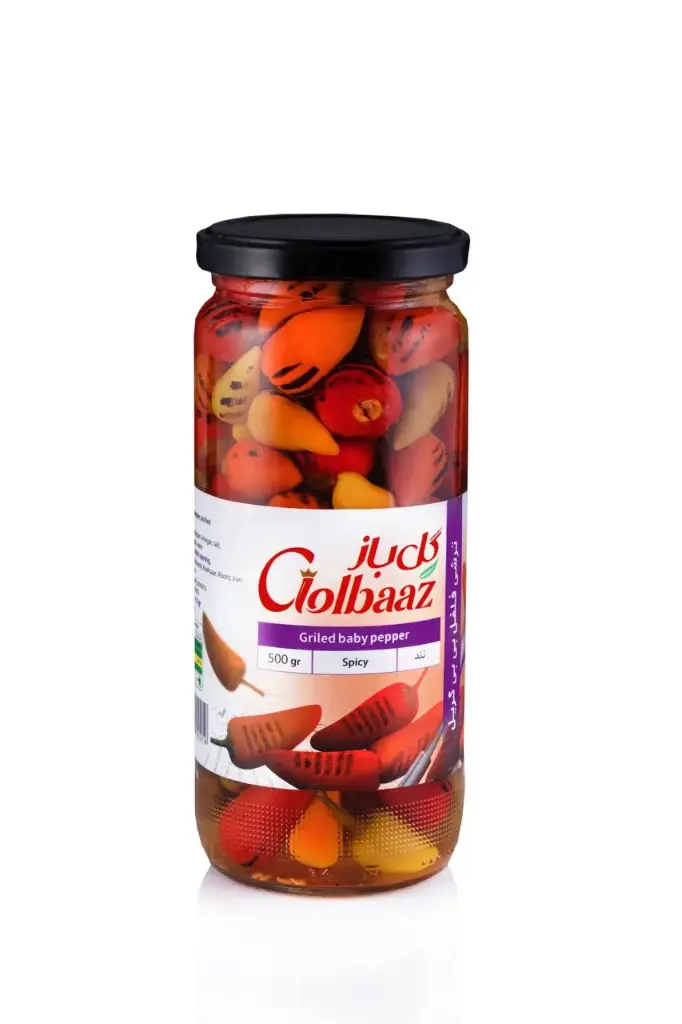 GOLBAAZ - Griled Baby Pepper Pickle (500g - 6 in Box) 