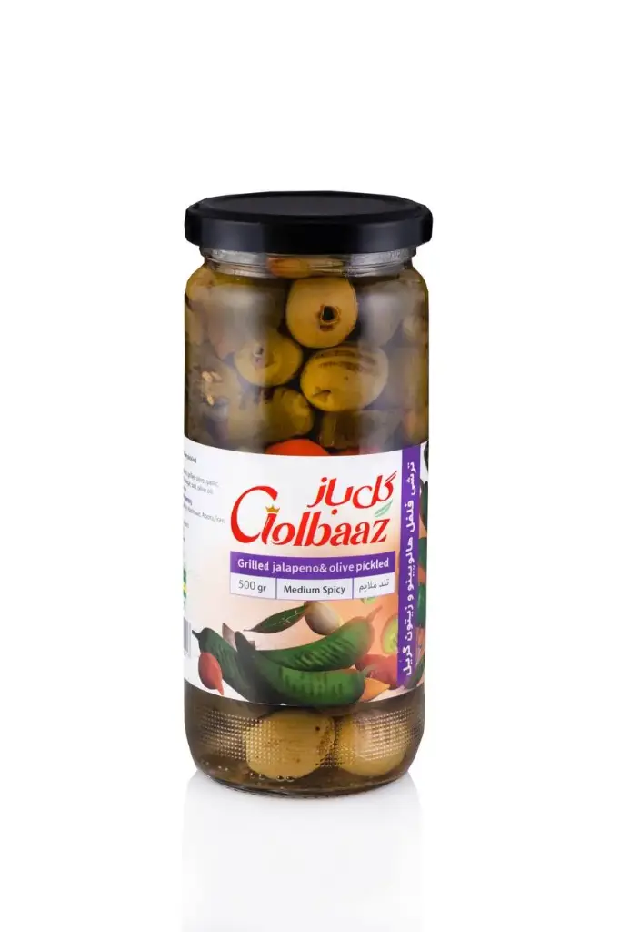 GOLBAAZ - Griled Jalapeno Olive Pickle (500g - 6 in Box) 