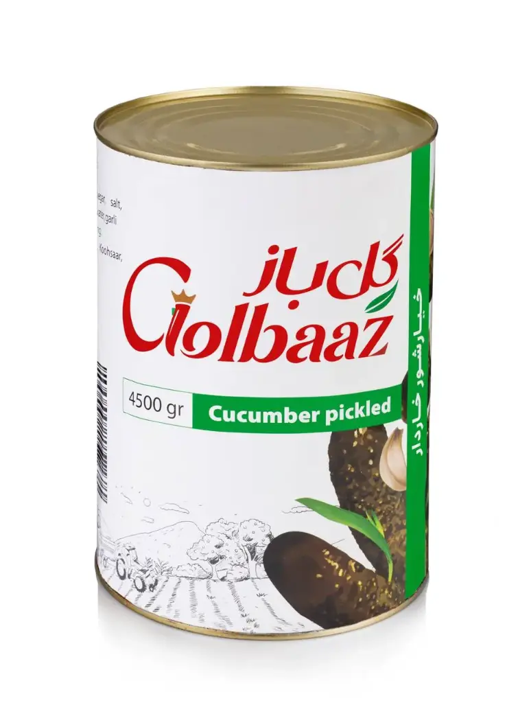 گلباز- خیارشور خاردار 4500 گرمی 3قوطی در کارتن