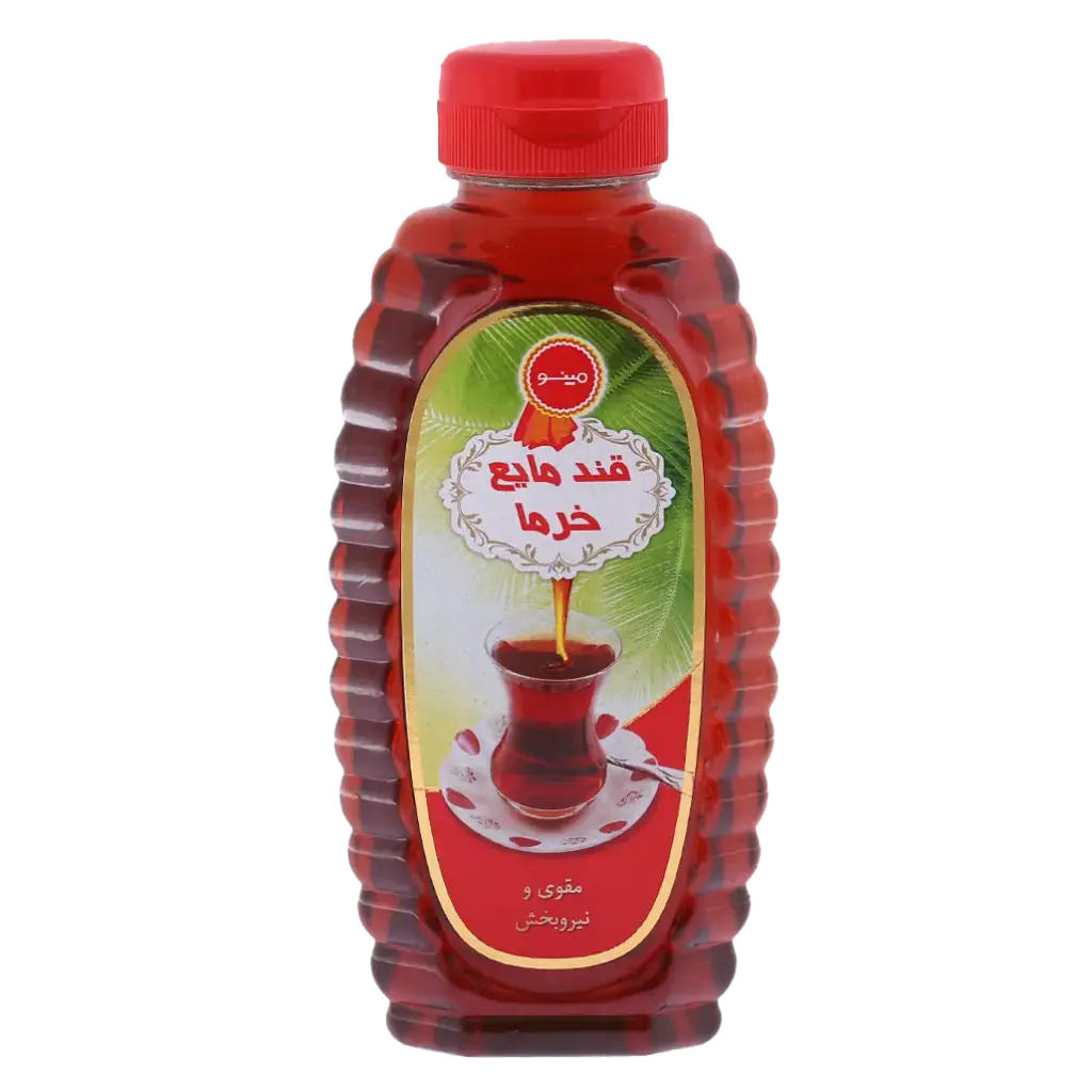 مینو - قند مایع خرما 500 گرمی (8 بسته در کارتن)