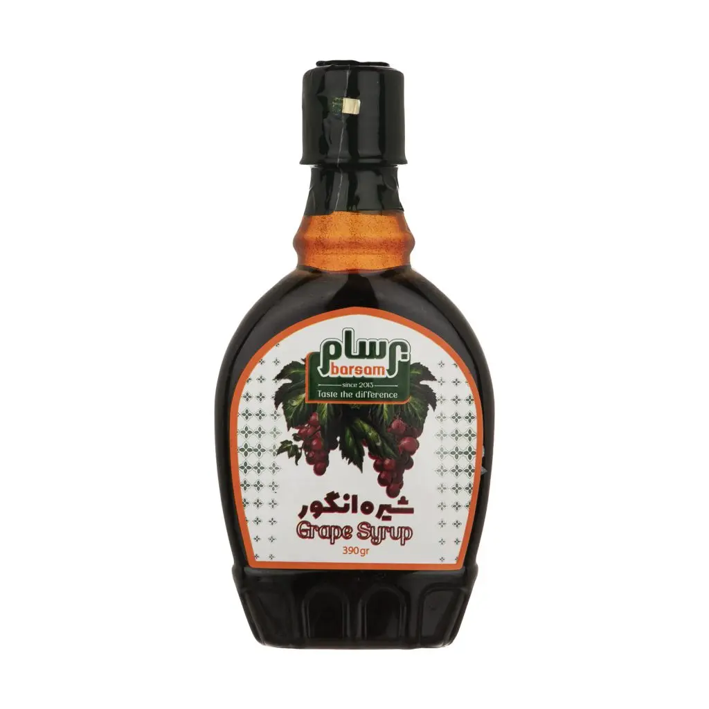 برسام - شیره انگور 390 گرمی (12 بسته در کارتن)