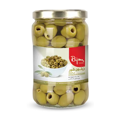 بیژن - زیتون نمکی و بدون هسته (620 گرم)