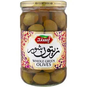پسند - زیتون سوپر ویژه 660 گرمی (12 شیشه در کارتن)