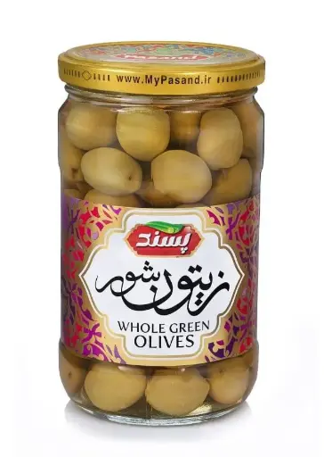 پسند - زیتون ویژه 660 گرمی (12 شیشه در کارتن)