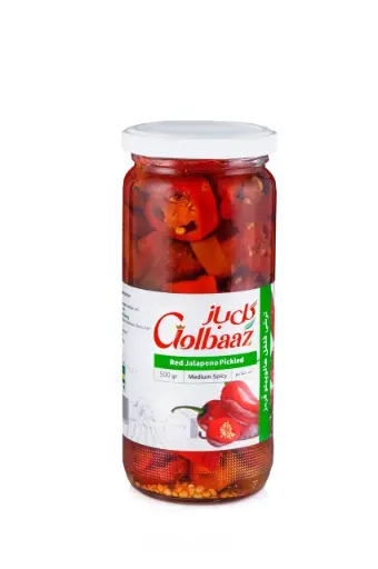 GOLBAAZ - Red Jalapeno Pickle (500g - 6 in Box) 