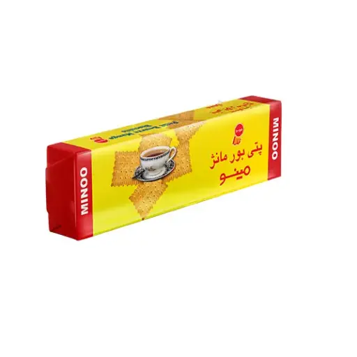 مینو - بیسکویت پتی بور مانژ  100 گرمی (40 بسته در کارتن)