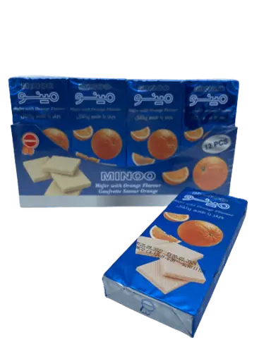 MINOO -  Orange Wafer 35 gr  (12 X 12 in Box) 