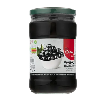 BIJAN - Super Salted Black Olives with Pit (640 gr - 12 in Box)