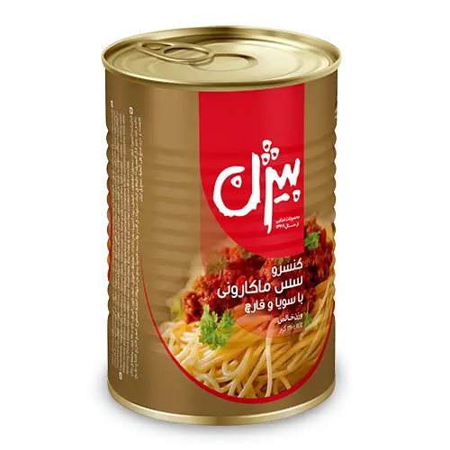 BIJAN - Canned Pasta Sauce with Soy and Mushrooms (380 gr - 12 in Box) 
