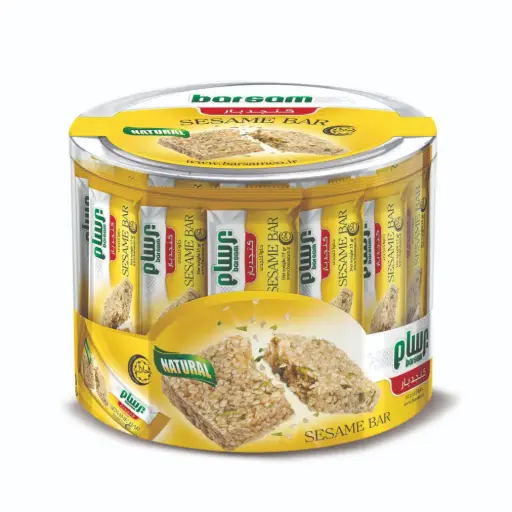 BARSAM - Pistachio Sesame Bar (15 gr - 12X25 in Box) 